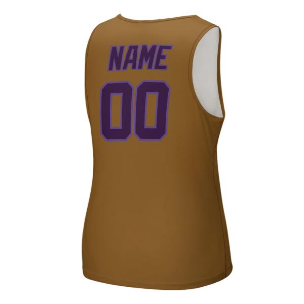 Maßgeschneidertes Khaki Lila Herren Tanktop