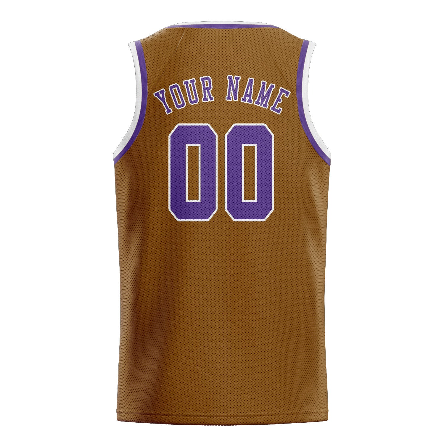 Benutzerdefiniertes Professionelles Khaki Lavendel Basketballtrikot