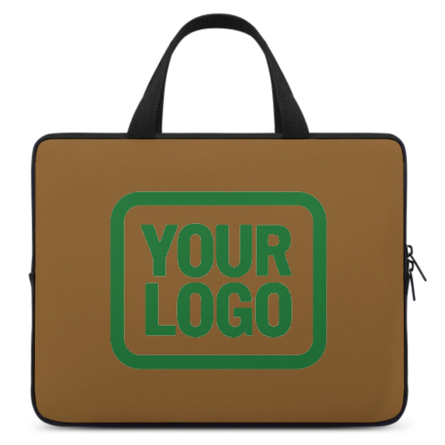 Maßgeschneidertes Khaki Emerald Green Laptop Tasche