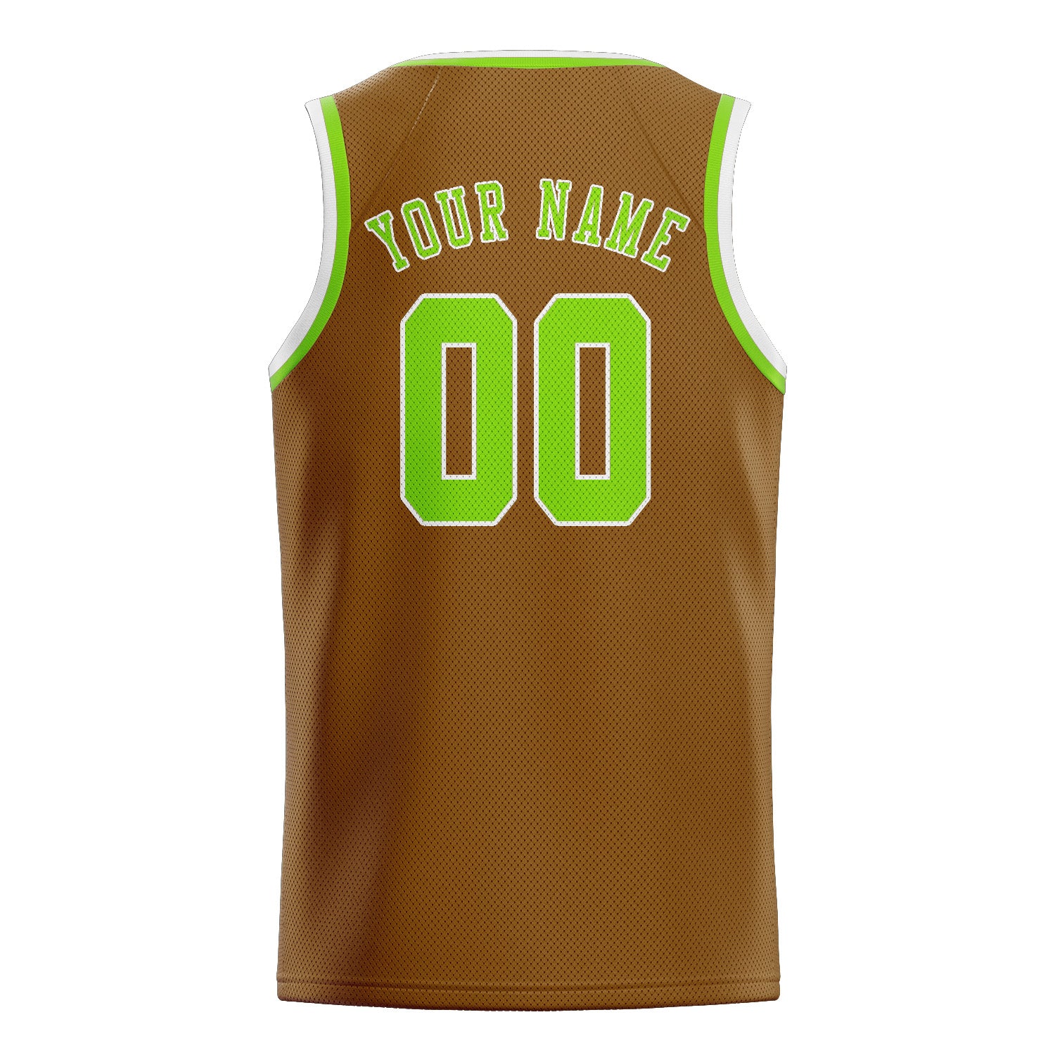 Benutzerdefiniertes Professionelles Khaki Smaragdgrün Basketballtrikot