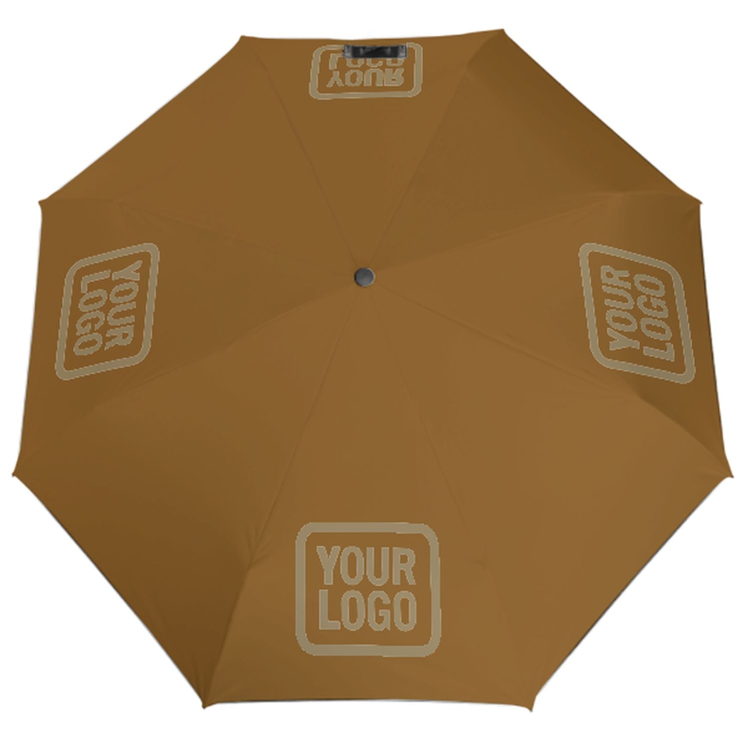 Maßgeschneidertes Khaki Hellkhaki Automatik-Regenschirm
