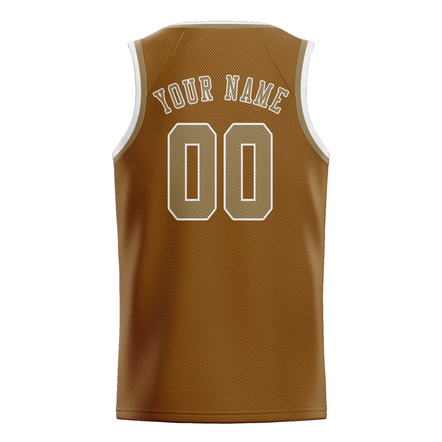 Benutzerdefiniertes Professionelles Khaki Hellkhaki Basketballtrikot