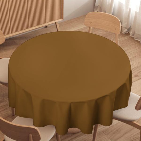 Maßgeschneidertes Khaki Khaki Runde Tischdecke