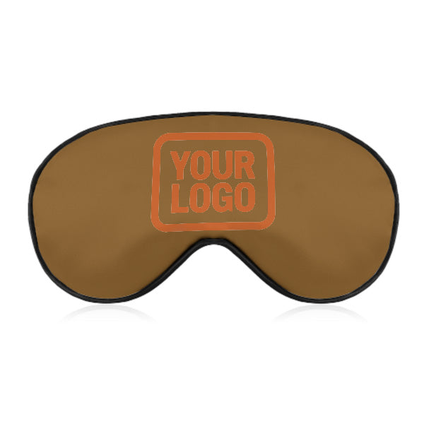 Maßgeschneidertes Khaki Orange Schlafmaske