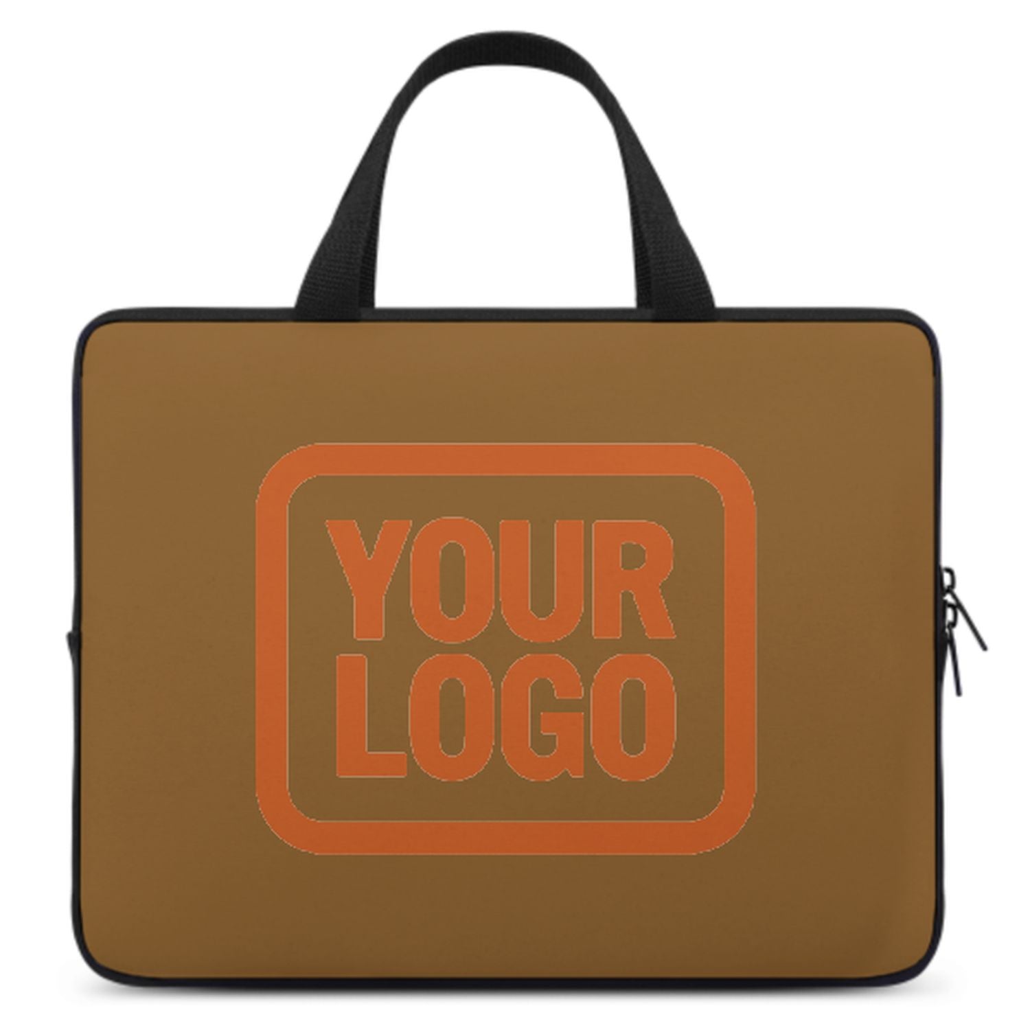 Maßgeschneidertes Khaki Orange Laptop Tasche