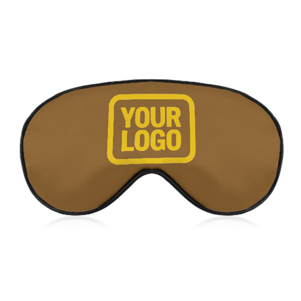 Maßgeschneidertes Khaki Gold Schlafmaske