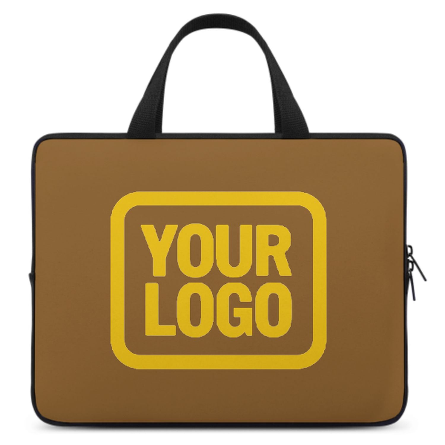 Maßgeschneidertes Khaki Gold Laptop Tasche