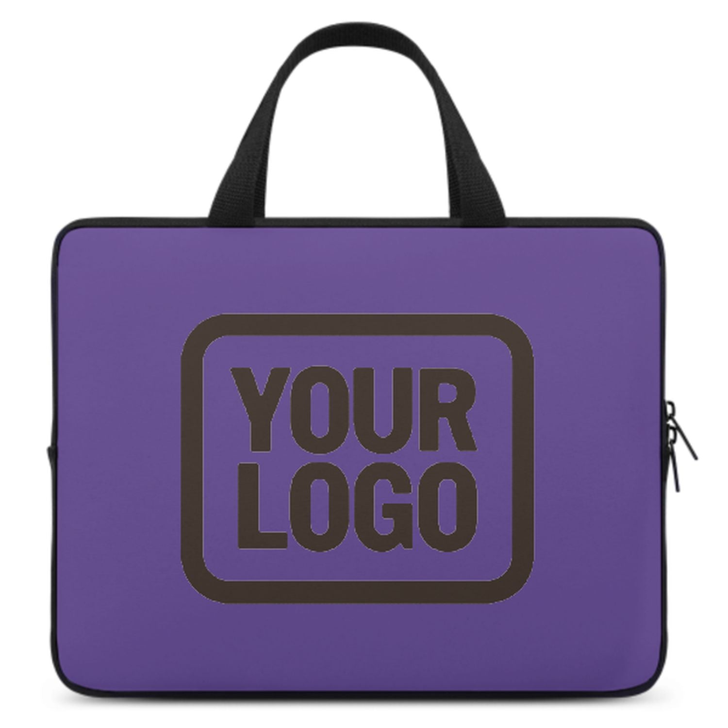 Maßgeschneidertes Lavendel Brown Laptop Tasche