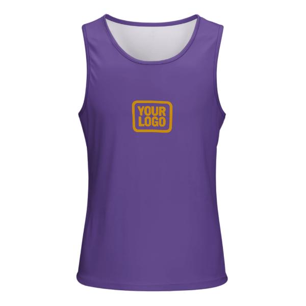 Maßgeschneidertes Lavendel Gelb Herren Tanktop