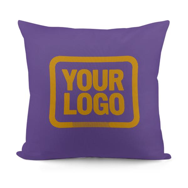 Federa personalizzata color lavanda e giallo