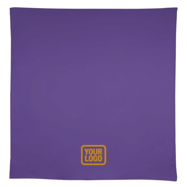 Tovaglia quadrata personalizzata color lavanda