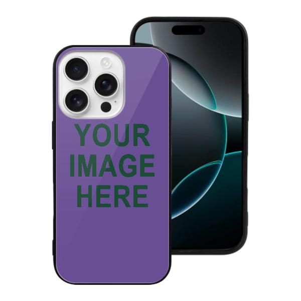 Custodia per telefono personalizzata color verde muschio e lavanda