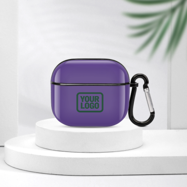 Maßgeschneidertes Lavendel Moosgrün AirPods-Hülle (3. Generation)