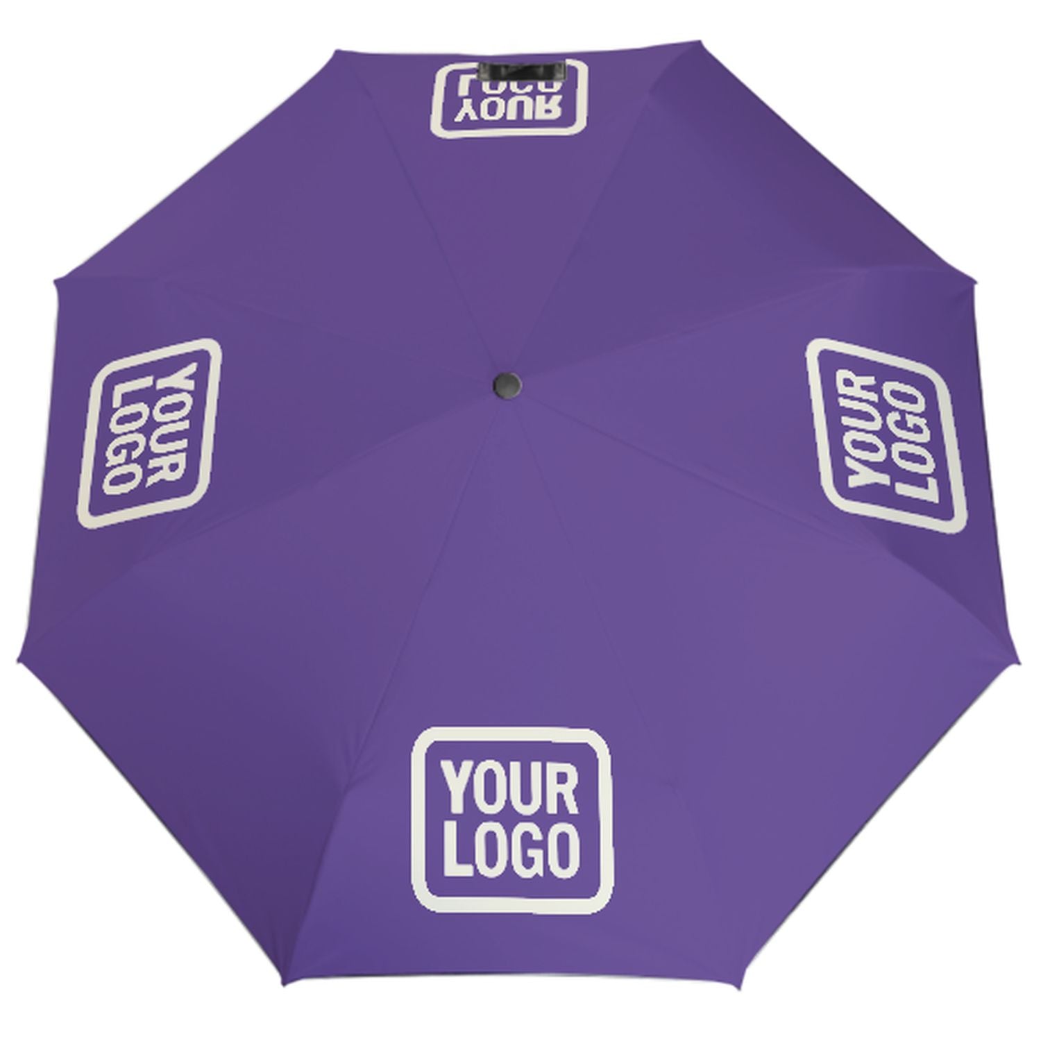 Maßgeschneidertes Lavendel Beige Automatik-Regenschirm