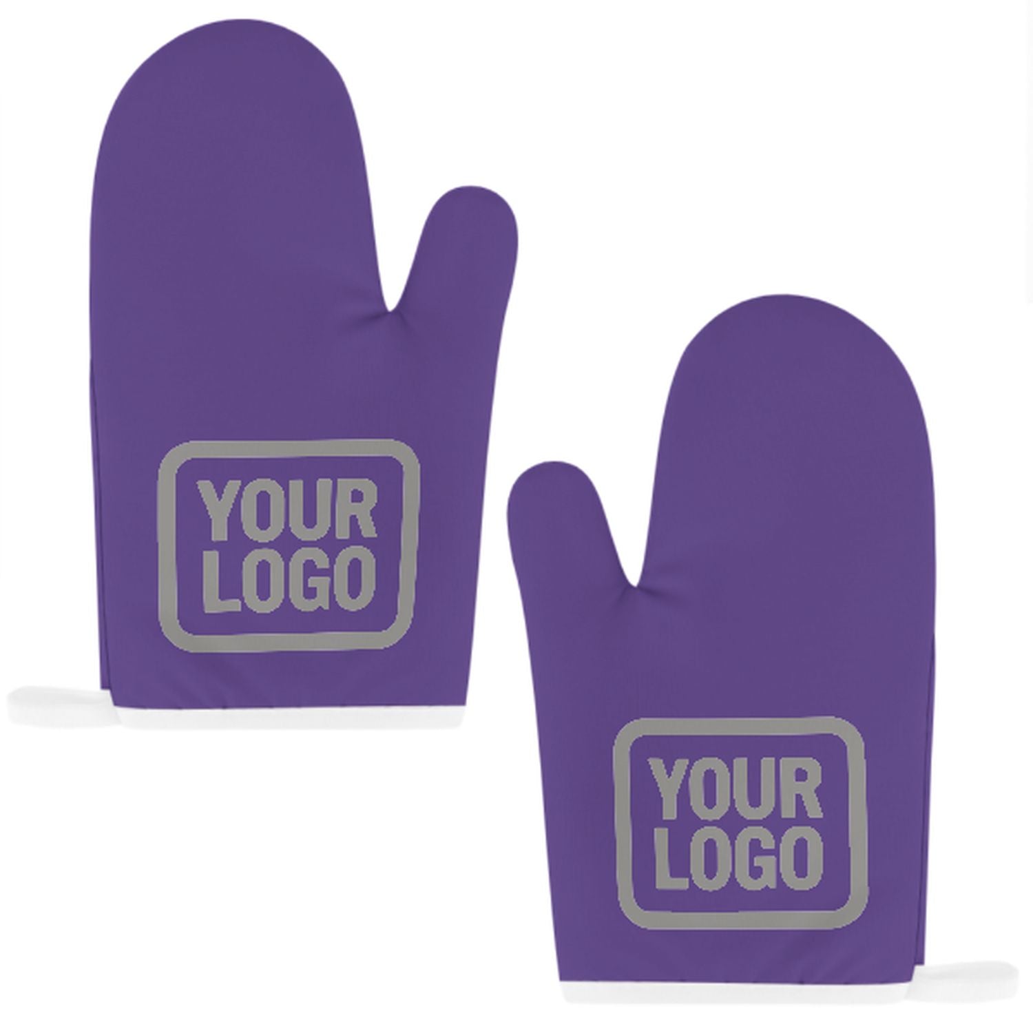 Maßgeschneidertes Lavendel  Grau Topfhandschuh Set – 2-teilig