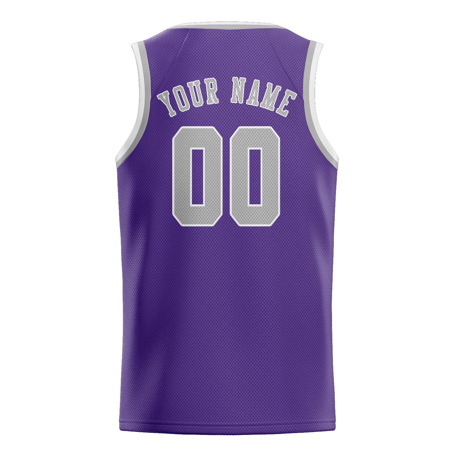 Benutzerdefiniertes Professionelles Lavendel Grau Basketballtrikot