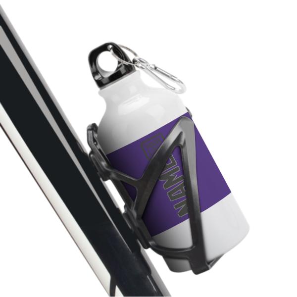 Maßgeschneidertes Lavendel Dunkelgrau Sportflasche