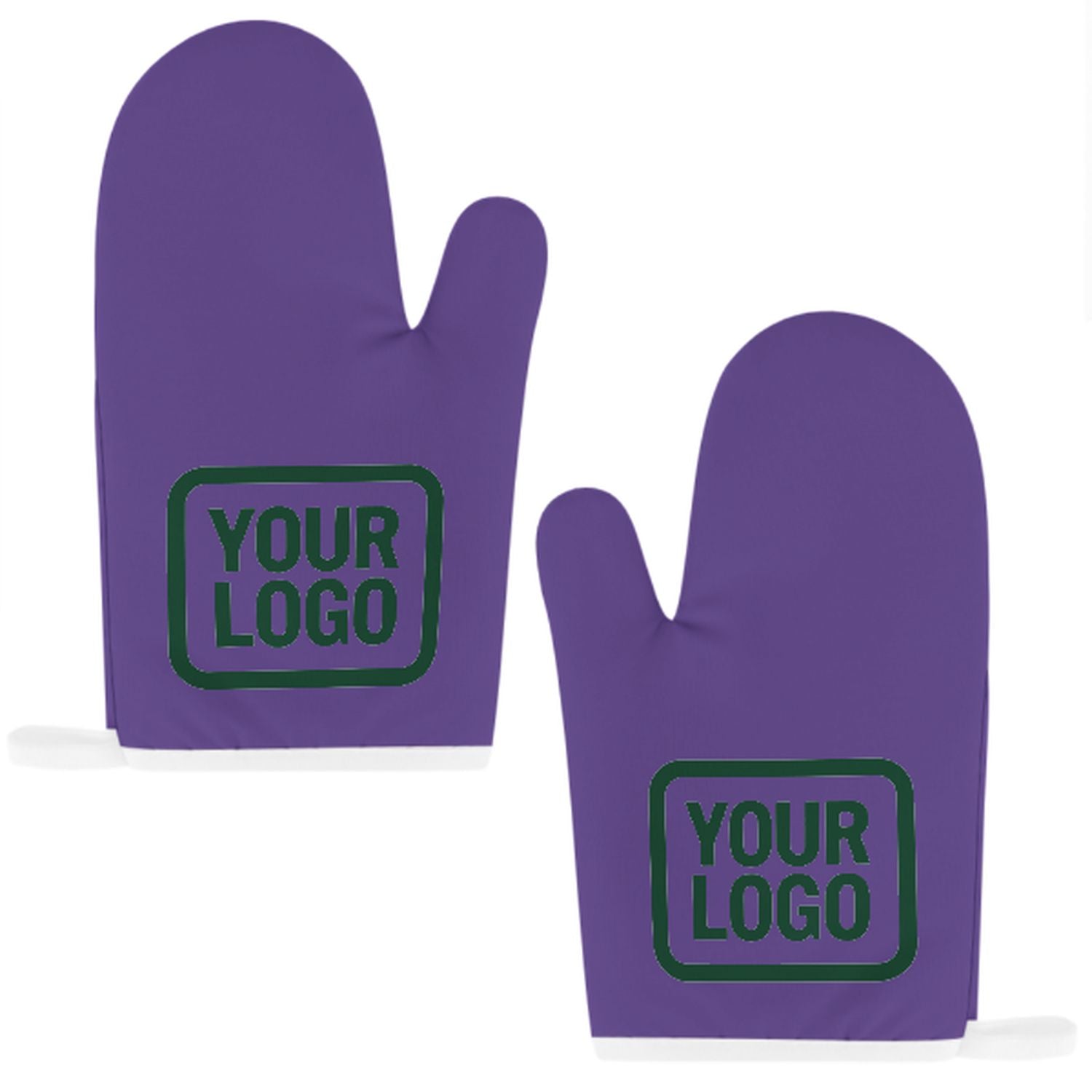 Maßgeschneidertes Lavendel  Moosgrün Topfhandschuh Set – 2-teilig