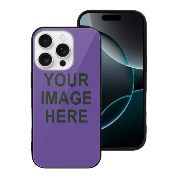 Custodia per telefono personalizzata color lavanda e abete verde