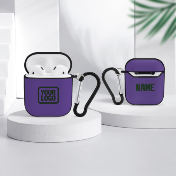 Maßgeschneidertes Lavendel Tannengrün AirPods-Hülle