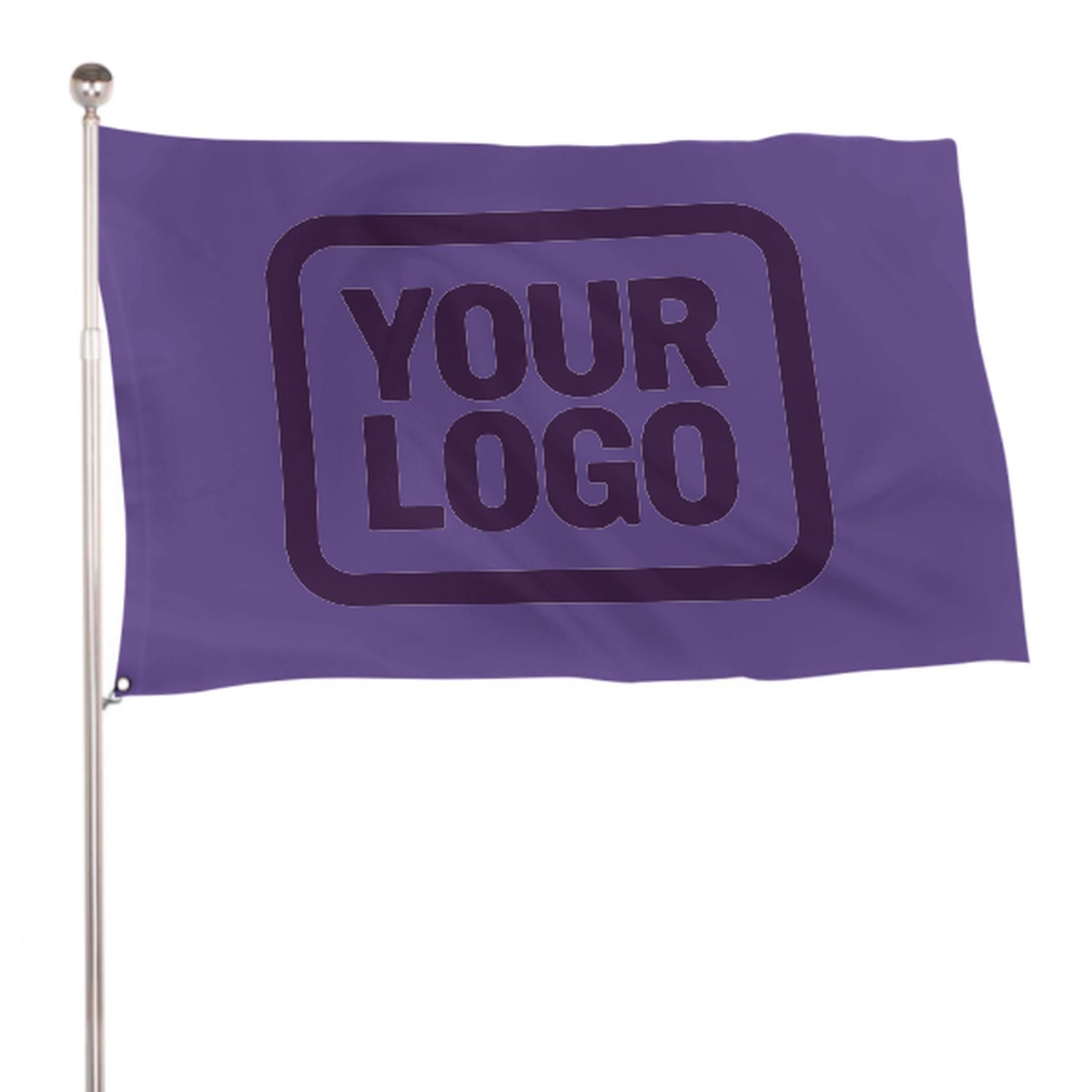 Maßgeschneidertes Lavendel Lila Flagge