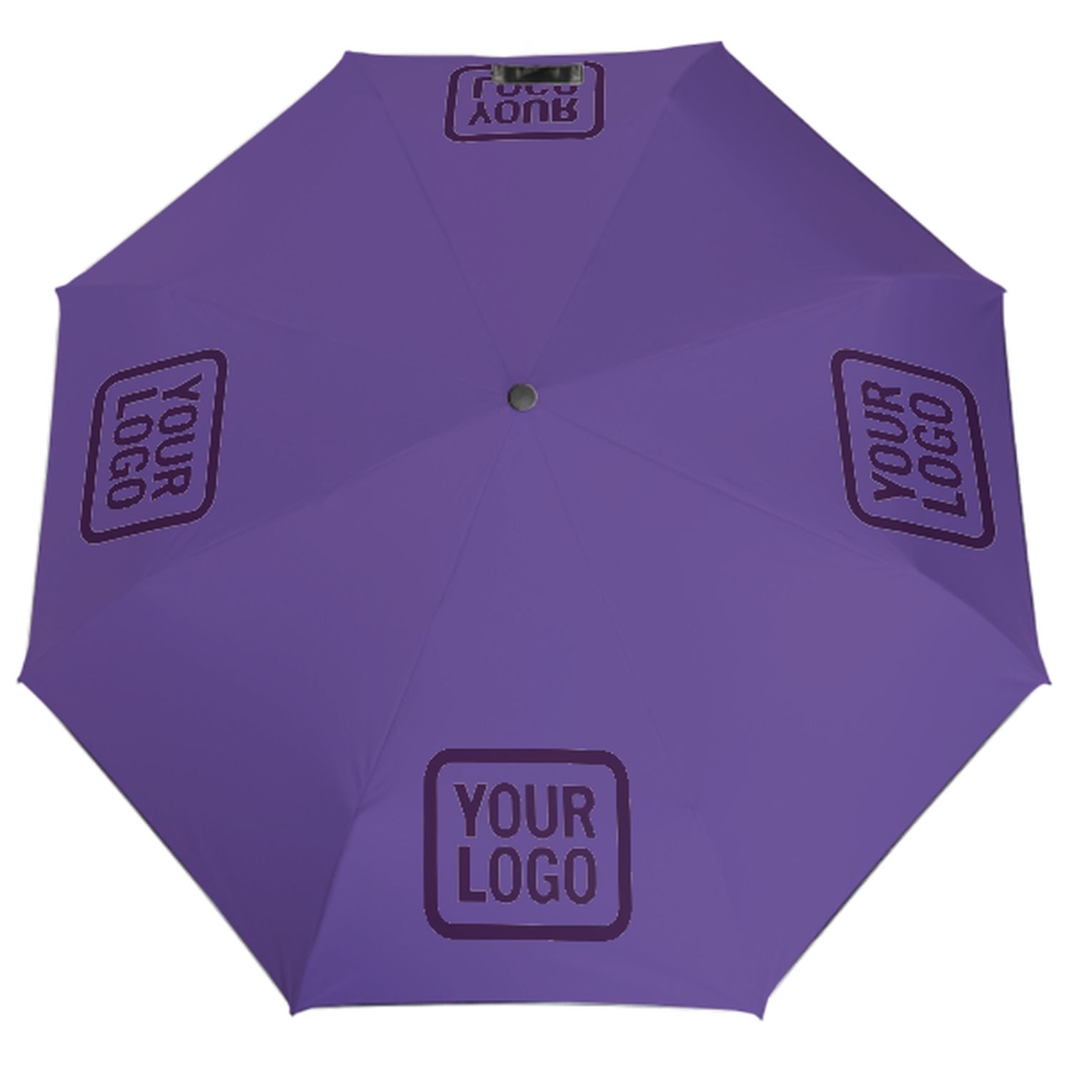 Maßgeschneidertes Lavendel Lila Automatik-Regenschirm