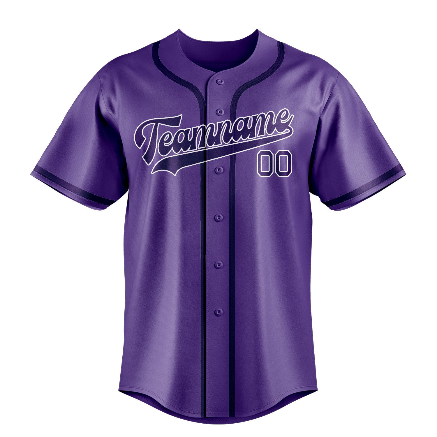Benutzerdefiniertes Professionelles Lavendel Lila Baseballtrikot