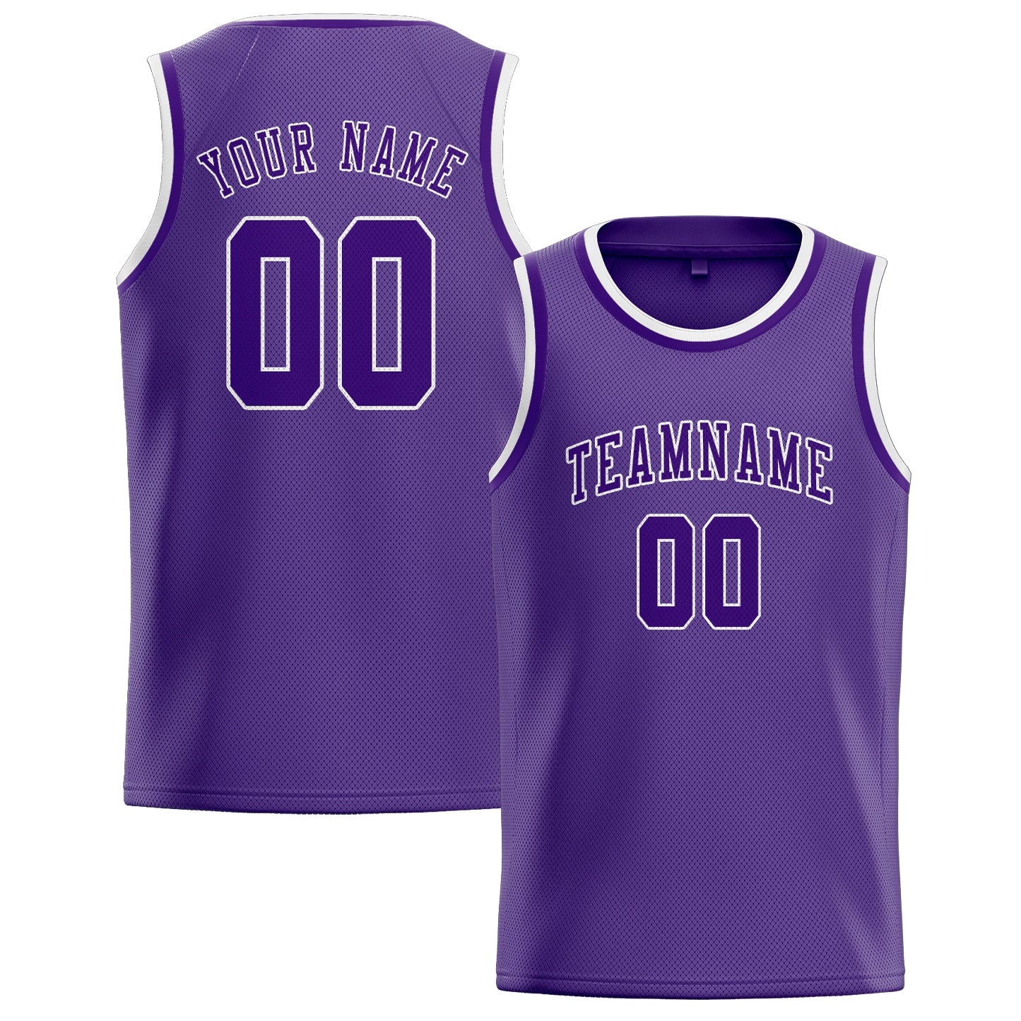 Benutzerdefiniertes Professionelles Lavendel Lila Basketballtrikot