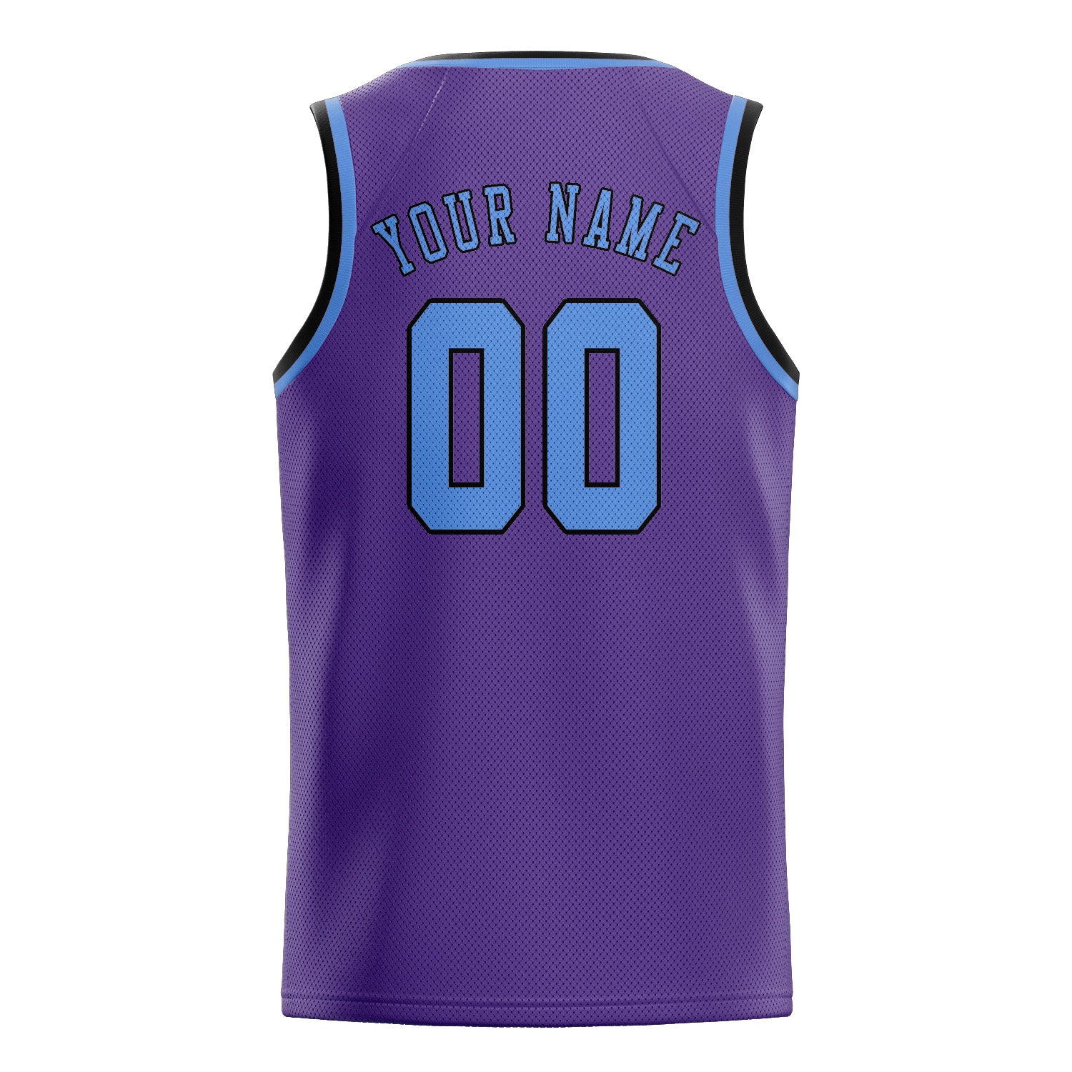 Benutzerdefiniertes Professionelles Lavendel Hellblau Basketballtrikot