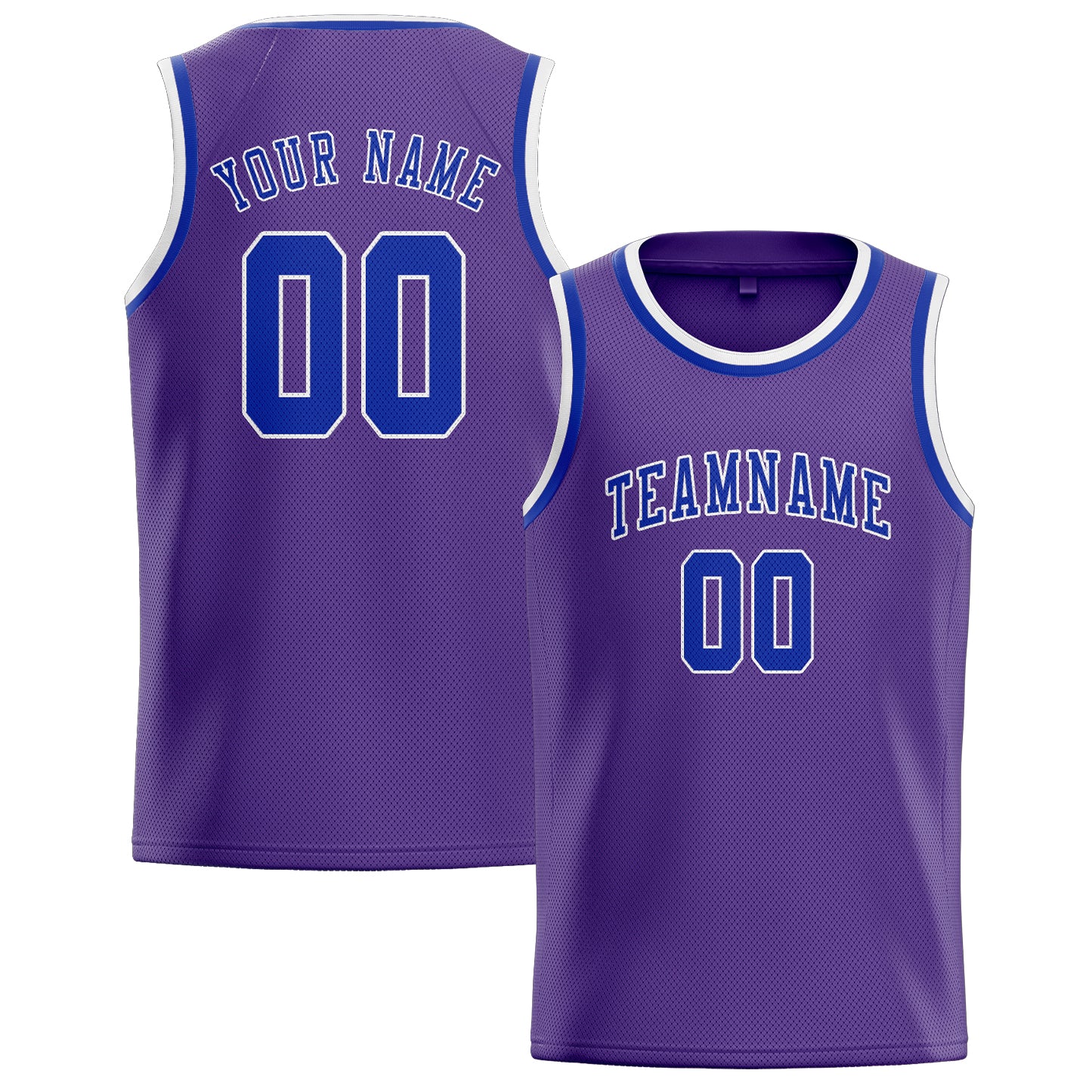 Benutzerdefiniertes Professionelles Lavendel Himmelblau Basketballtrikot
