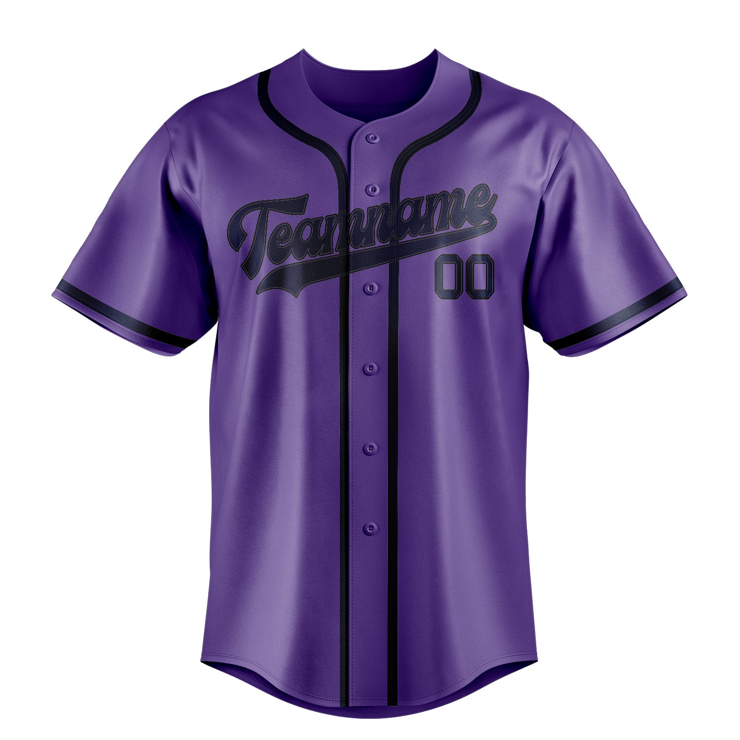 Benutzerdefiniertes Professionelles Lavendel Marineblau Baseballtrikot