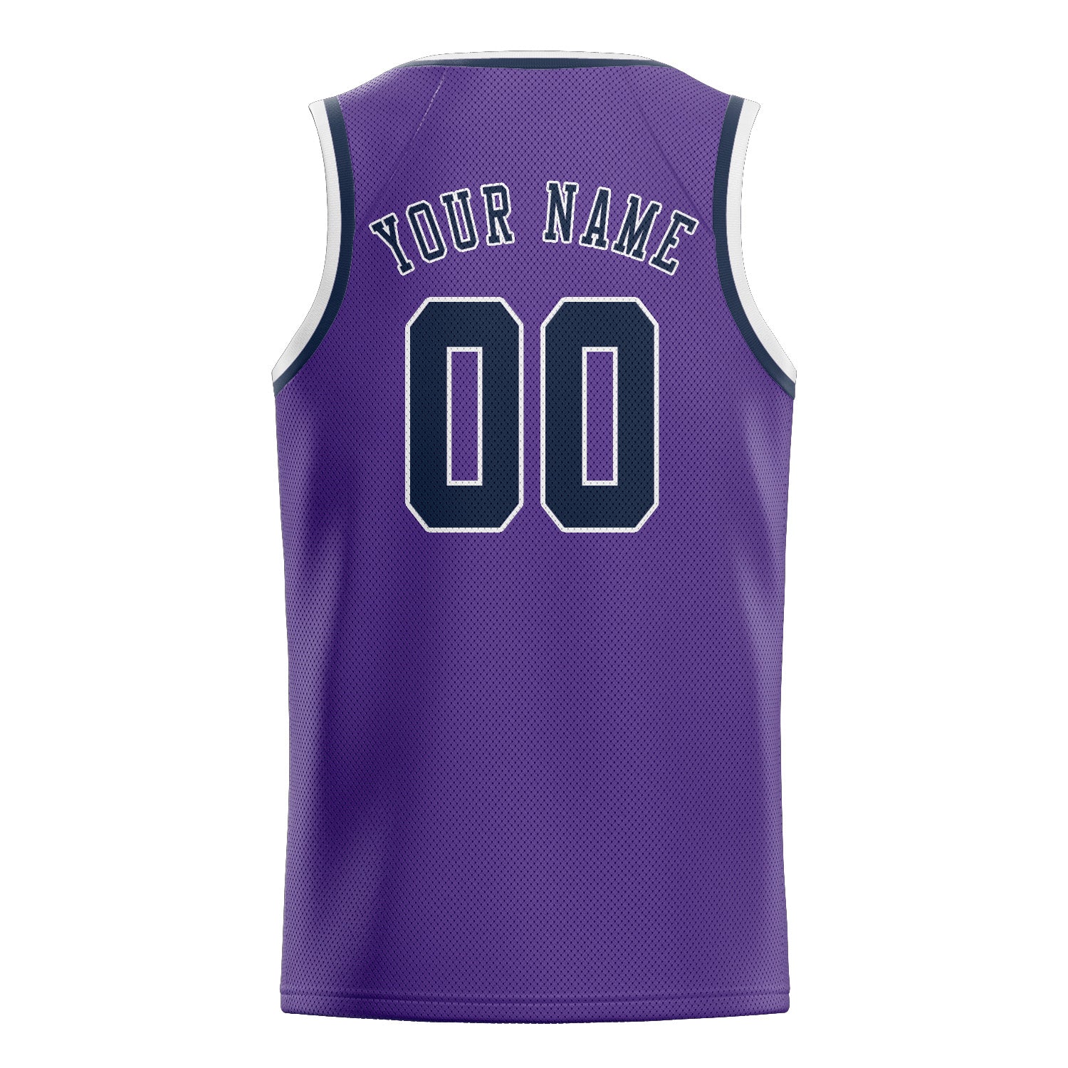 Benutzerdefiniertes Professionelles Lavendel Marineblau Basketballtrikot