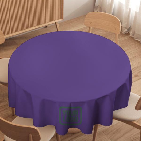 Maßgeschneidertes Lavendel Blaugrün Runde Tischdecke