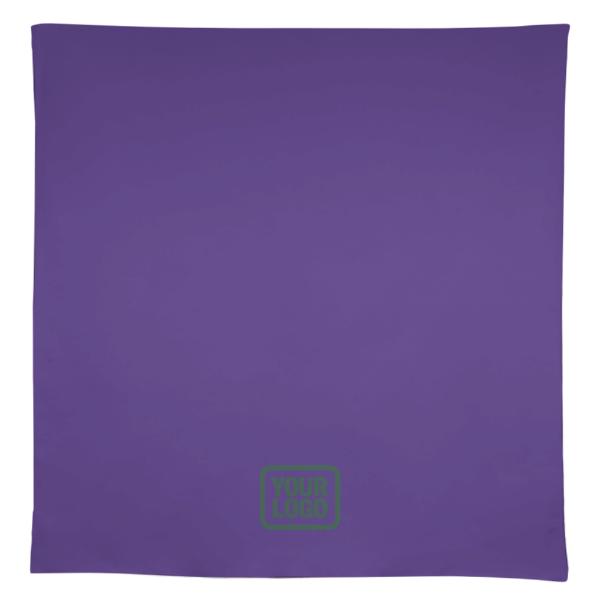 Tovaglia quadrata blu navy lavanda personalizzata