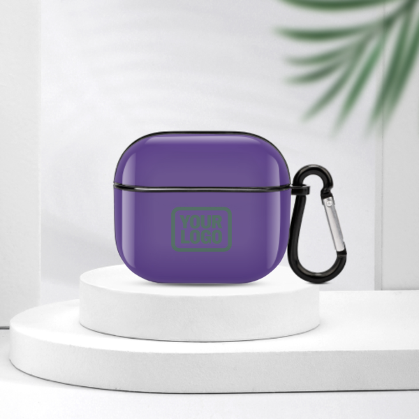 Maßgeschneidertes Lavendel Blaugrün AirPods-Hülle (3. Generation)