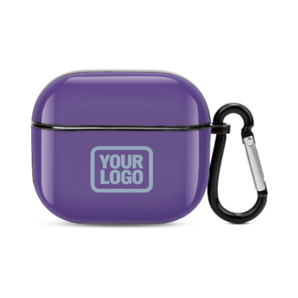Maßgeschneidertes Lavendel Hellblau AirPods-Hülle (3. Generation)