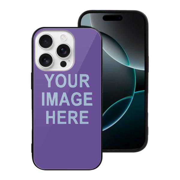 Custodia per telefono personalizzata color lavanda azzurro