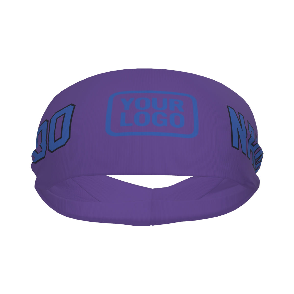 Maßgeschneidertes Lavendel Himmelblau Sport Stirnband