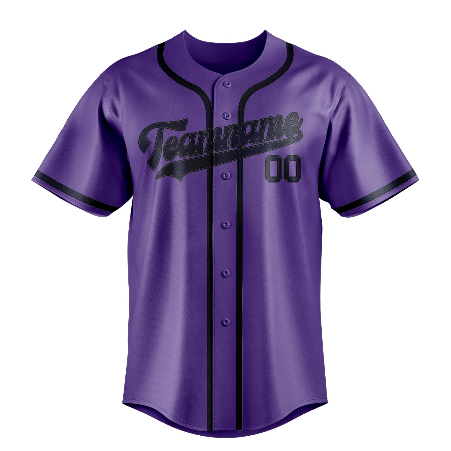 Benutzerdefiniertes Professionelles Lavendel Stahlblau Baseballtrikot