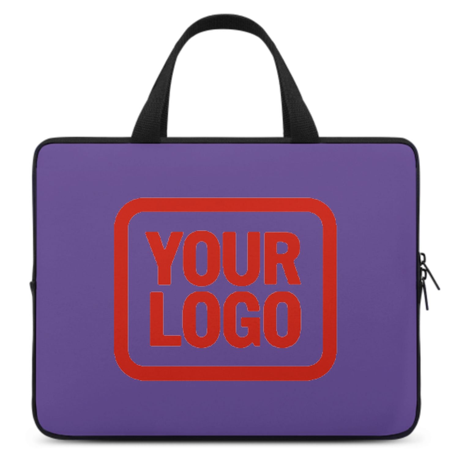 Maßgeschneidertes Lavendel Orange Red Laptop Tasche