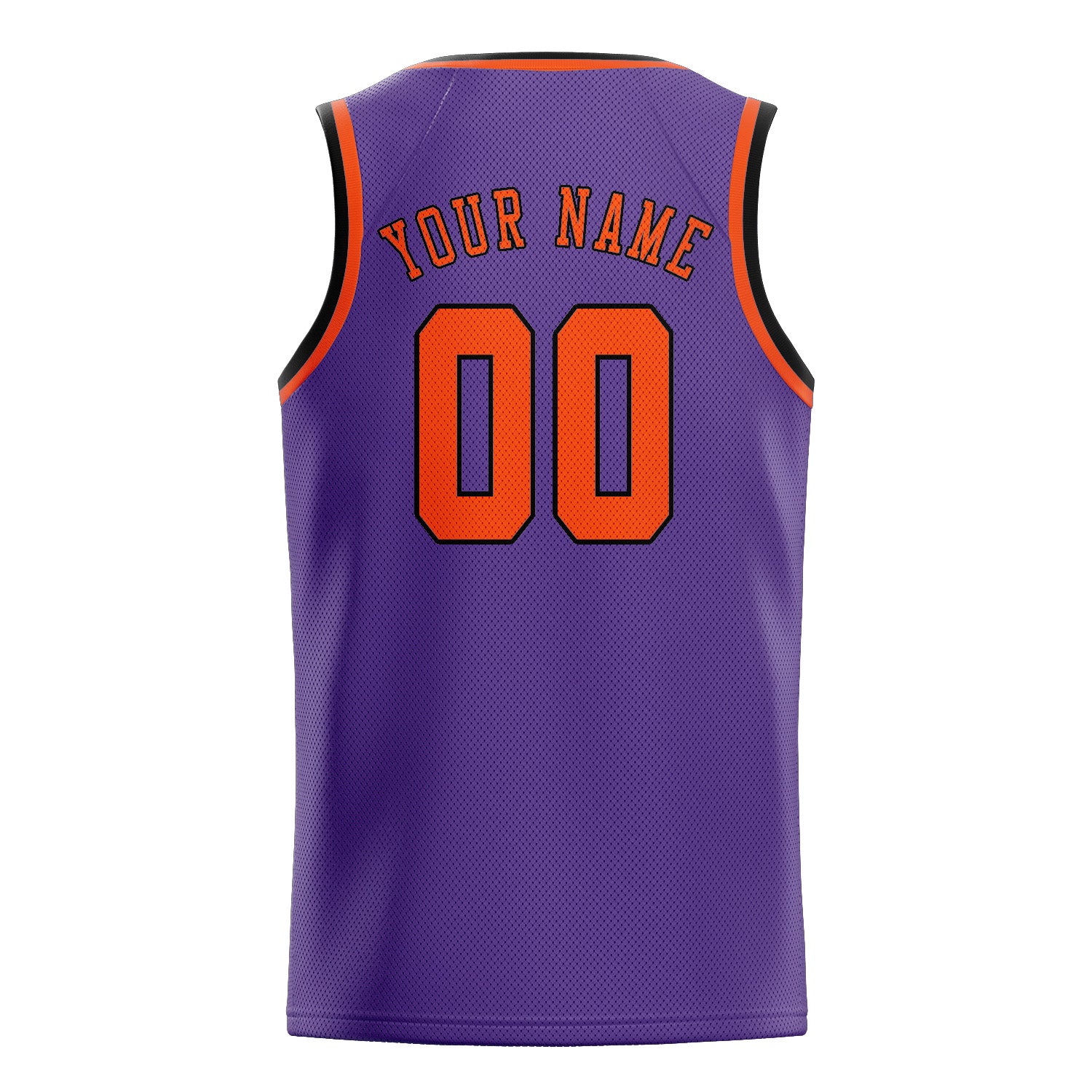 Benutzerdefiniertes Professionelles Lavendel Orangerot Basketballtrikot