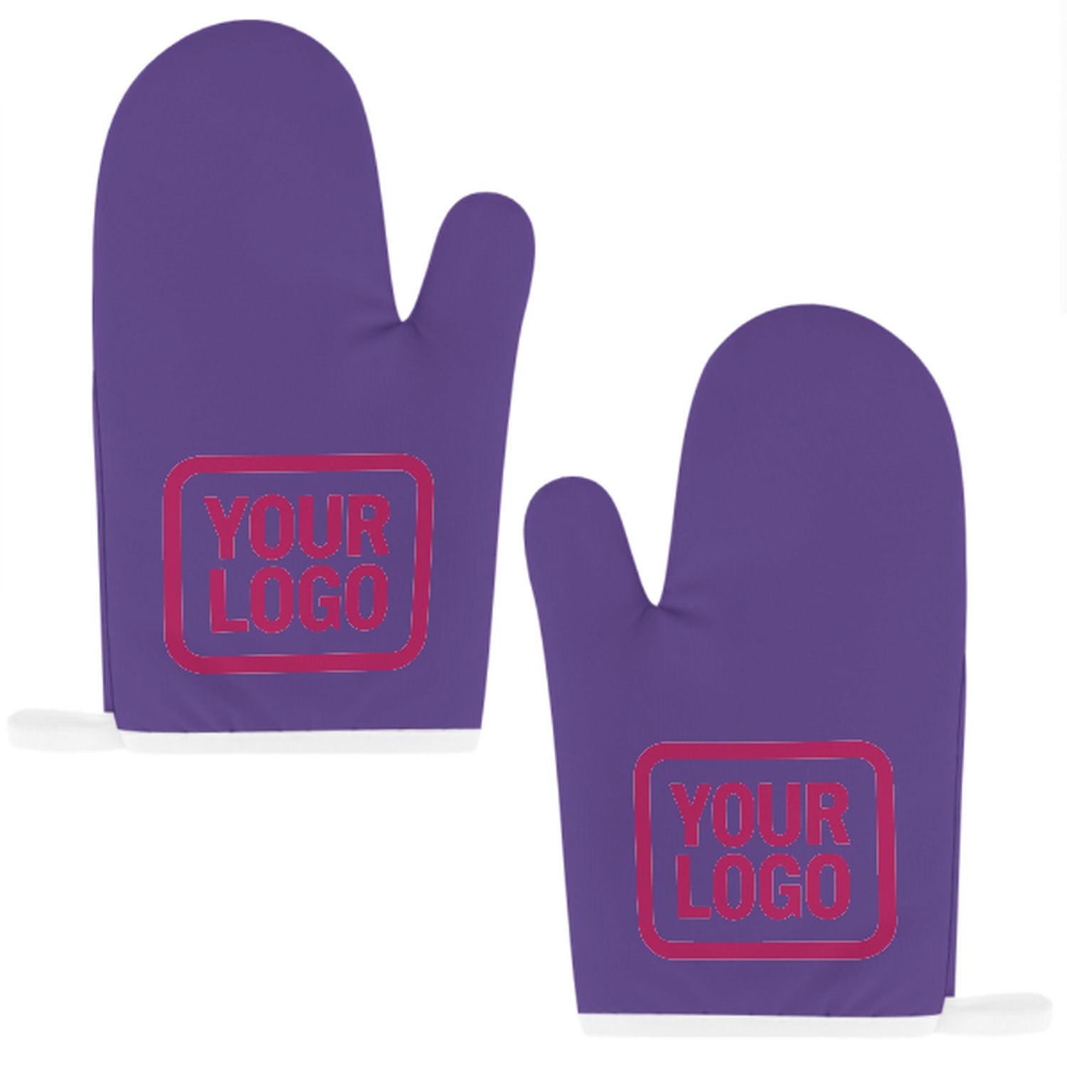 Maßgeschneidertes Lavendel  Rosarot Topfhandschuh Set – 2-teilig