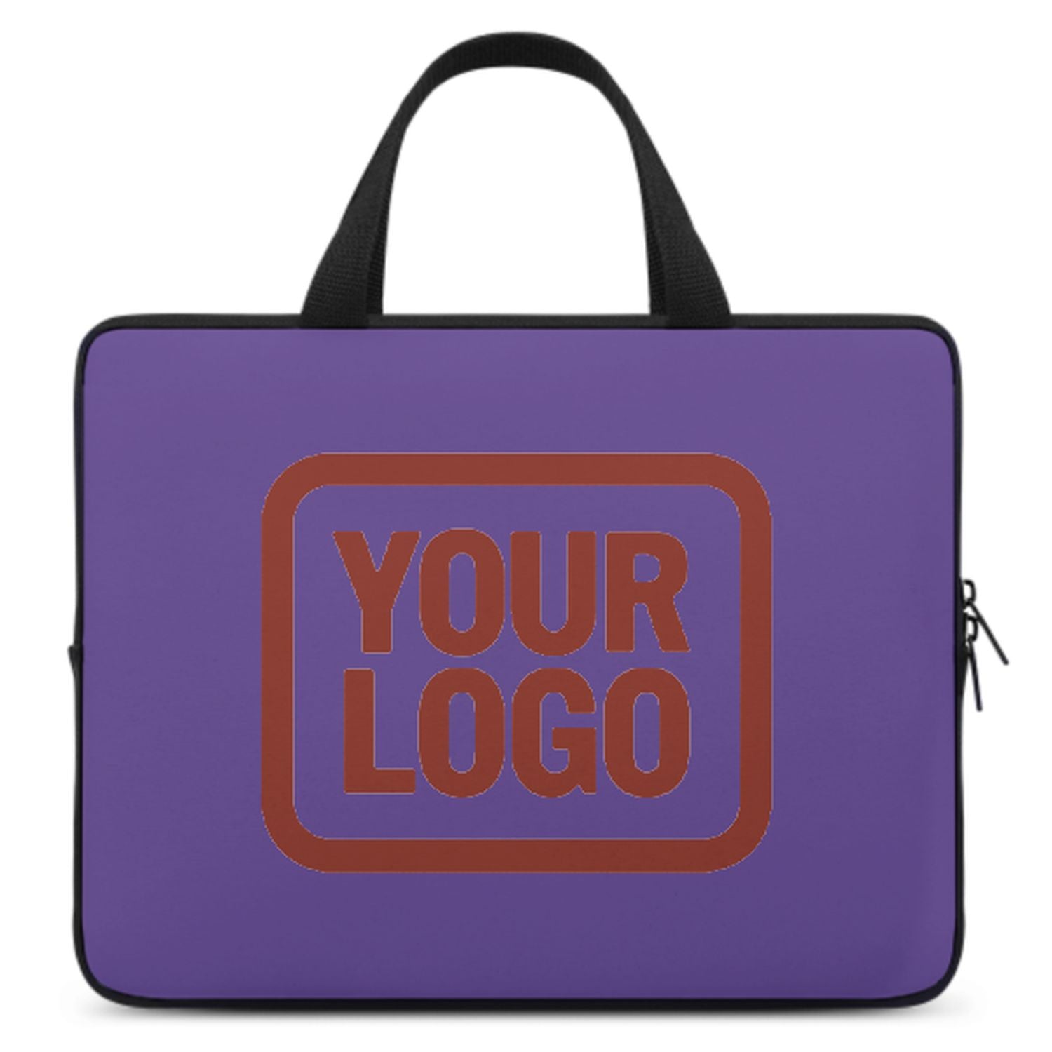 Maßgeschneidertes Lavendel Coral Red Laptop Tasche