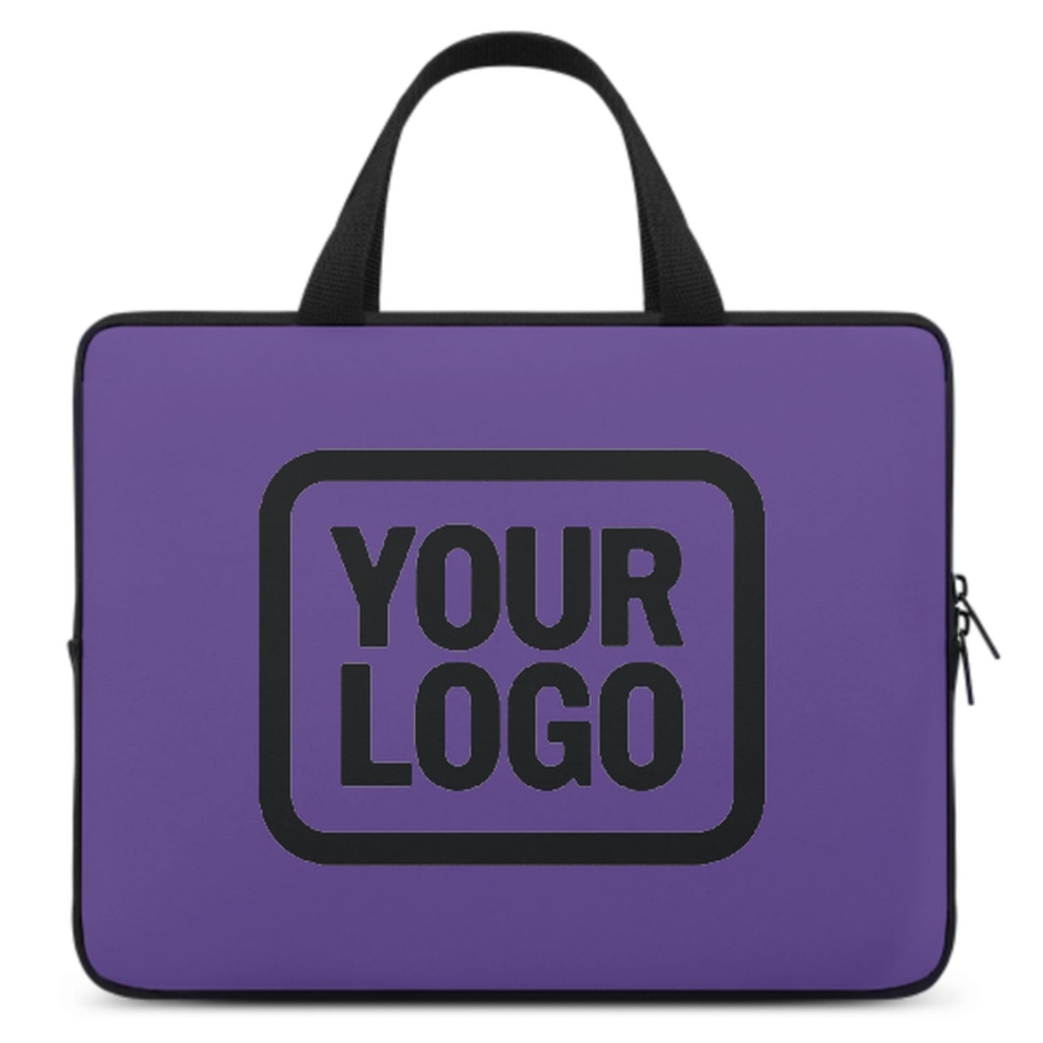 Maßgeschneidertes Lavendel Black Laptop Tasche