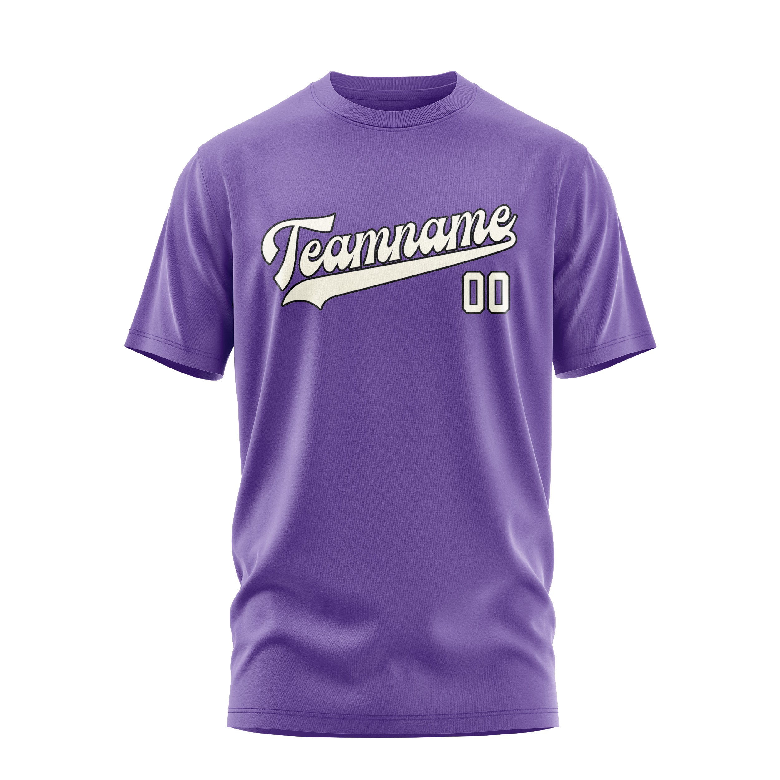 Maßgeschneidertes Lavendel Beige T-Shirt