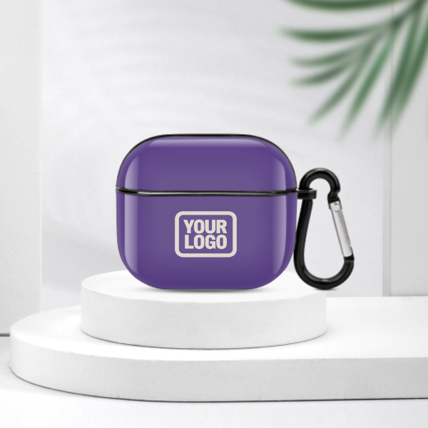 Maßgeschneidertes Lavendel Beige AirPods-Hülle (3. Generation)