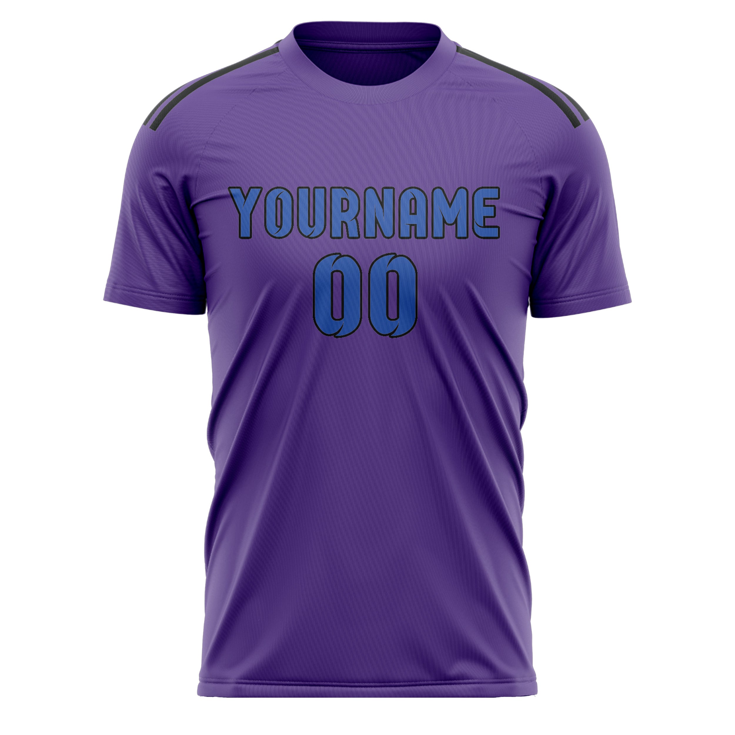 Benutzerdefiniertes Professionelles Lavendel Himmelblau Fußballtrikot
