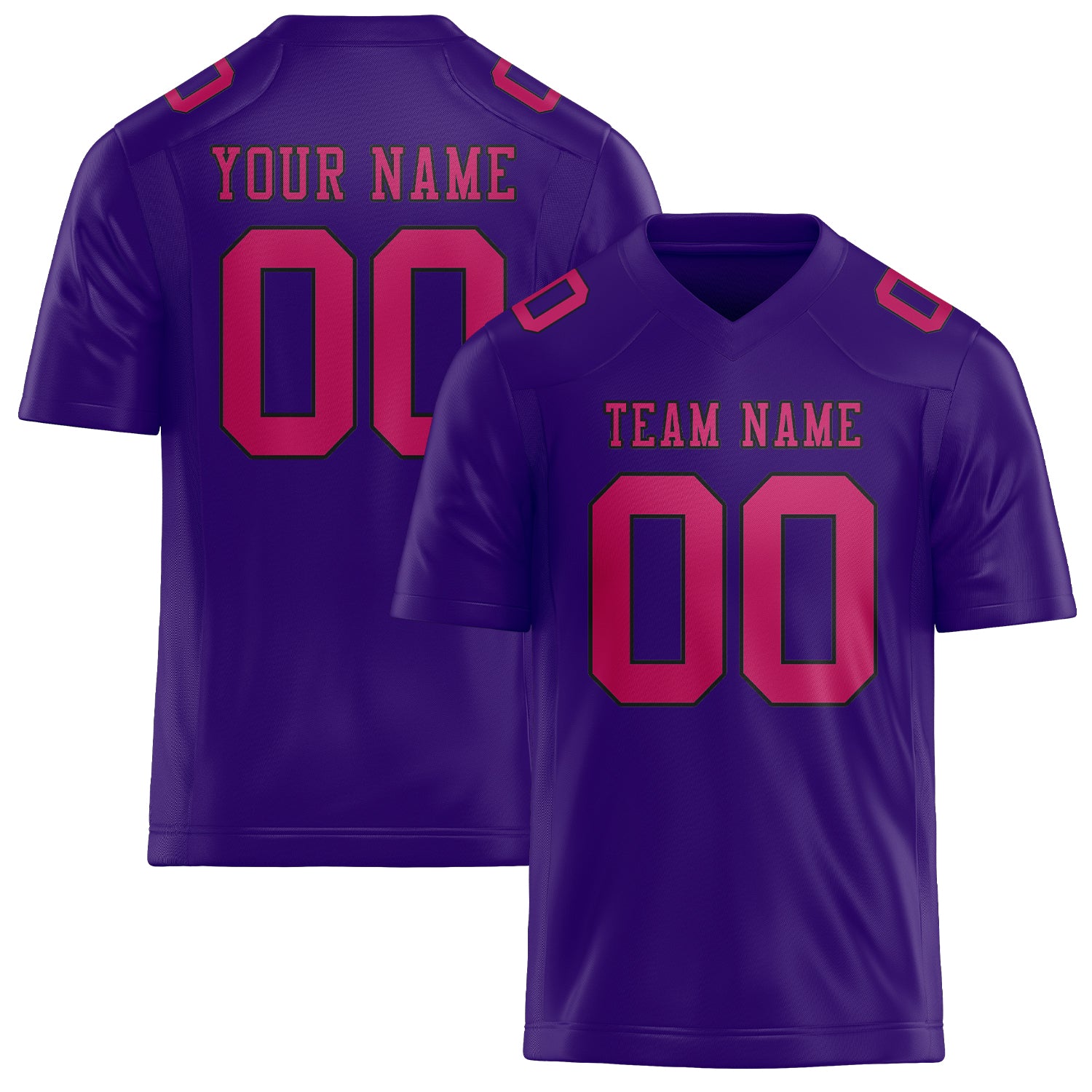 Maglia da rugby professionale personalizzata rosa lavanda