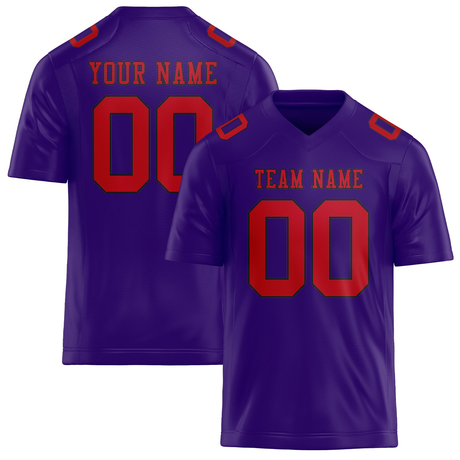 Maglia da rugby professionale personalizzata color rosso lavanda