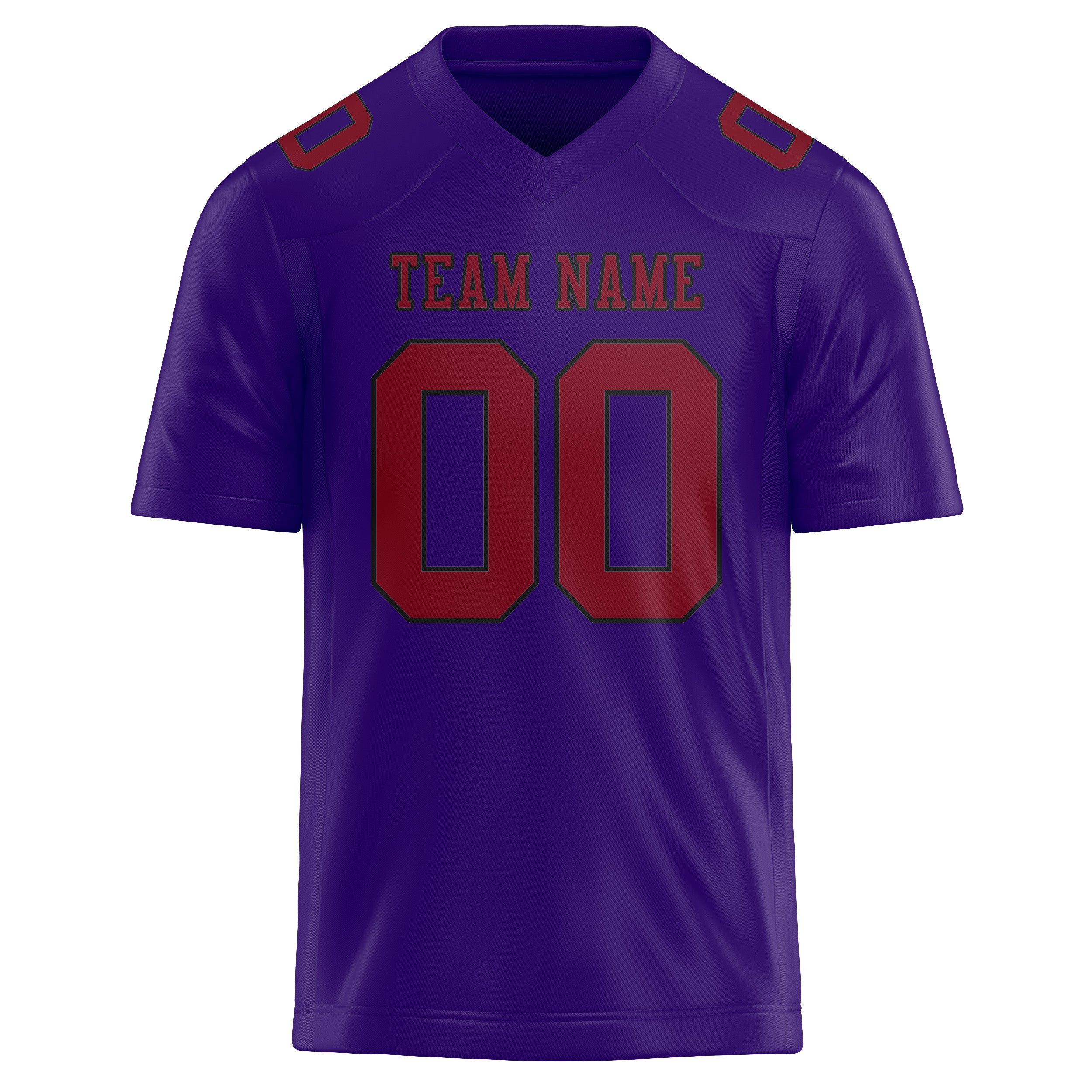 Maglia da rugby personalizzata professionale color lavanda e cremisi